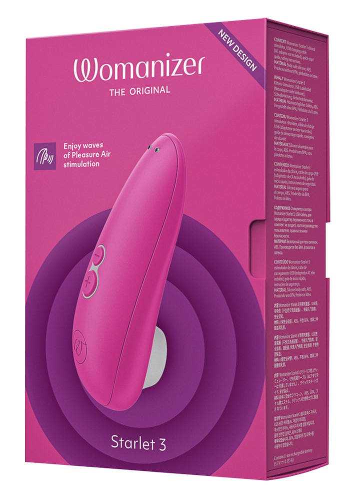 Womanizer - Starlet 3 - Clitoris Vibrator - Luchtdruk - Roze - Afbeelding 2