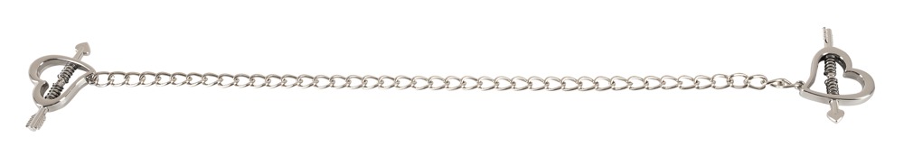 Bad Kitty - Tepelklemmen - Hartvormig - Ketting - Verstelbaar - Zilver - Afbeelding 4