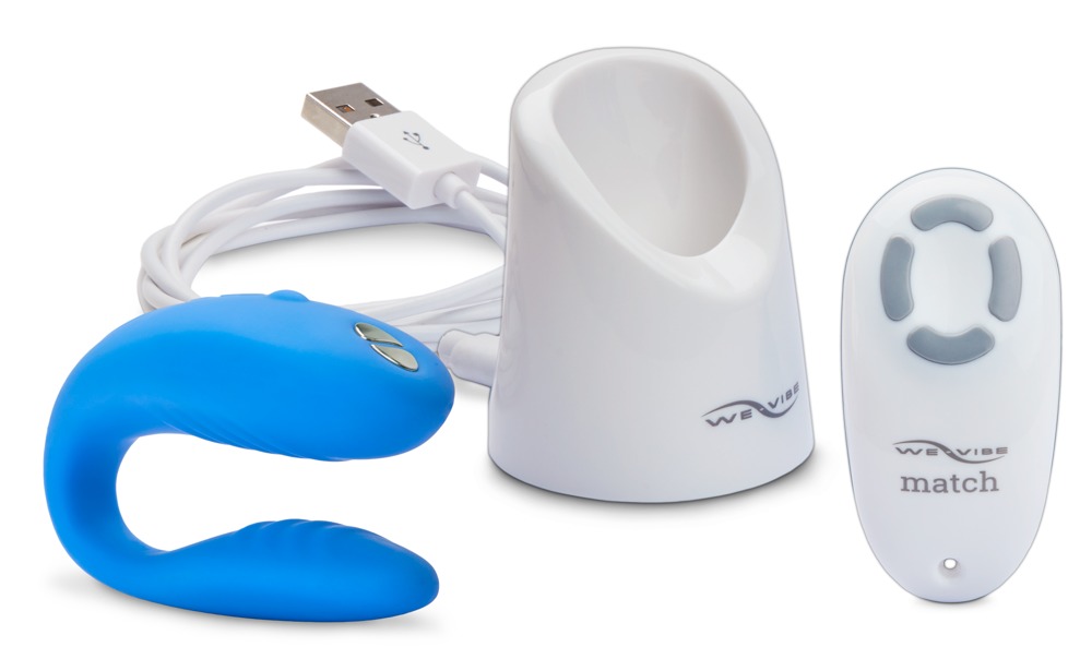 We-Vibe - Match - Vibrator voor Koppels - Remote Control Blauw - Afbeelding 3