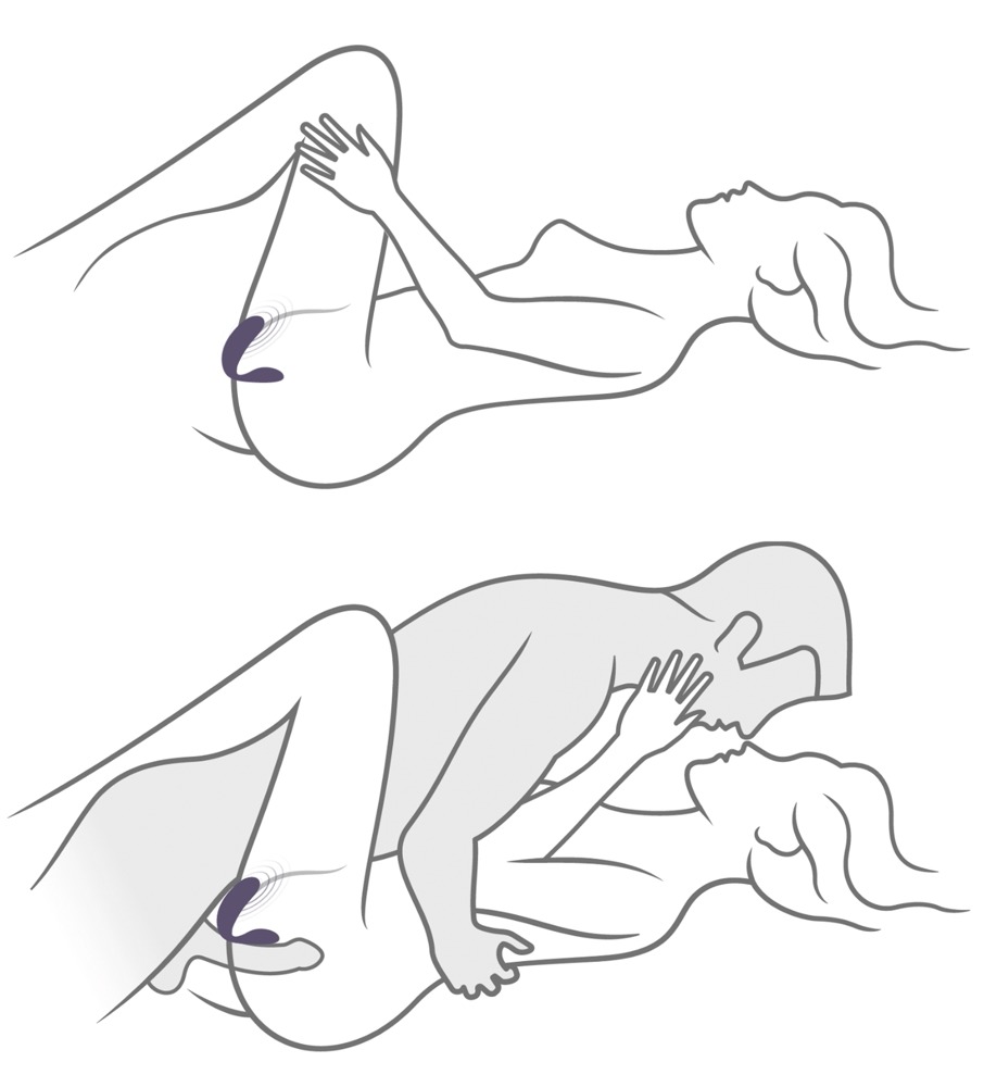 We-Vibe - Match - Vibrator voor Koppels - Remote Control Blauw - Afbeelding 4