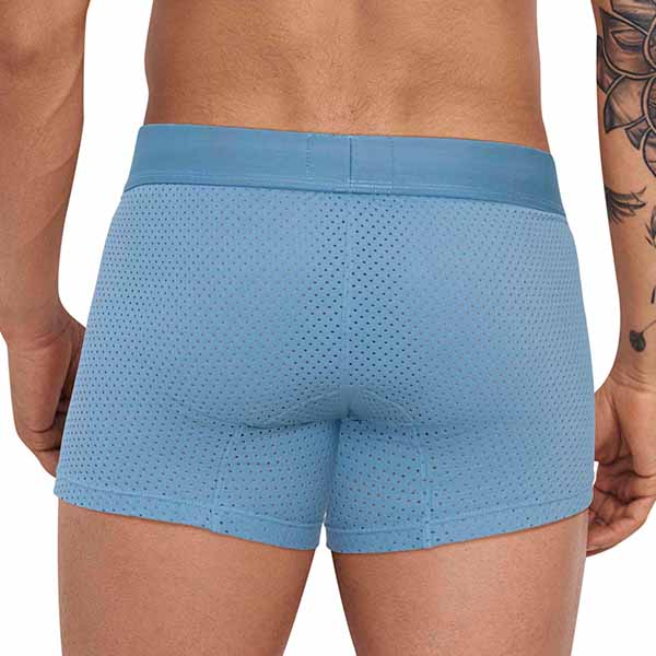 Clever Moda - Euphoria Boxershort - Mesh - Zacht Microvezel - Brede Band - Blauw - Afbeelding 2