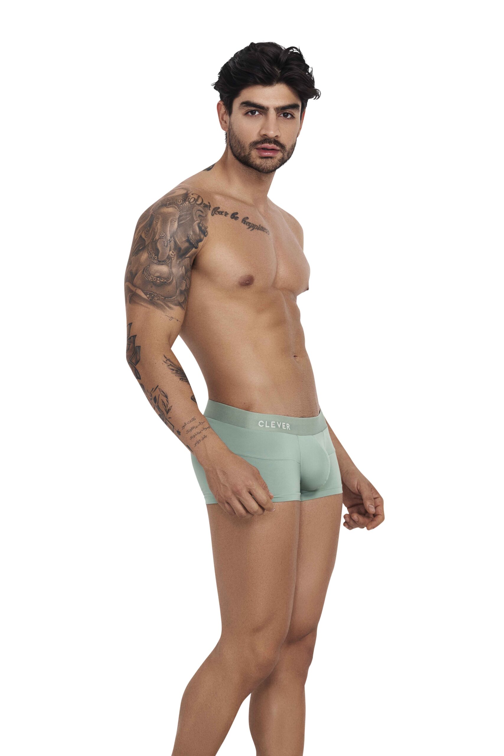 Clever Moda - Curse Boxershort - Zacht Microvezel - Brede Band - Groen - Afbeelding 5