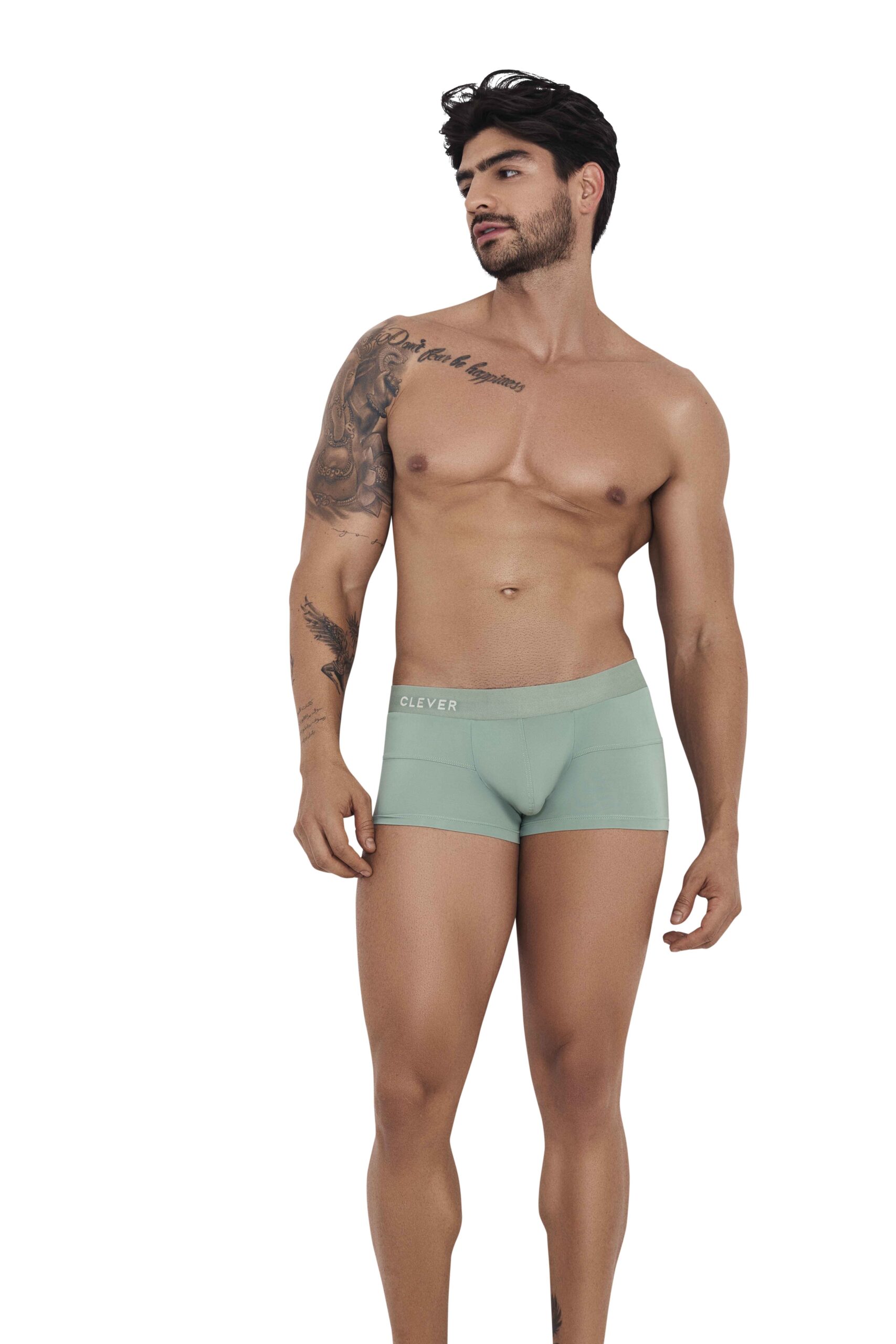Clever Moda - Curse Boxershort - Zacht Microvezel - Brede Band - Groen - Afbeelding 3