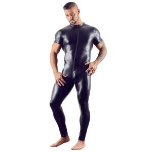 Svenjoyment - Catsuit - Wetlook - Zwart