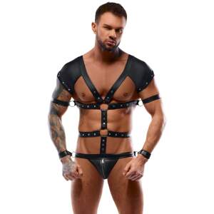 Svenjoyment Underwear - Body Bondage - Wetlook - Zwart