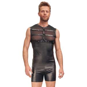 NEK - Shirt - Harnas - Wetlook - Gaas - Zwart