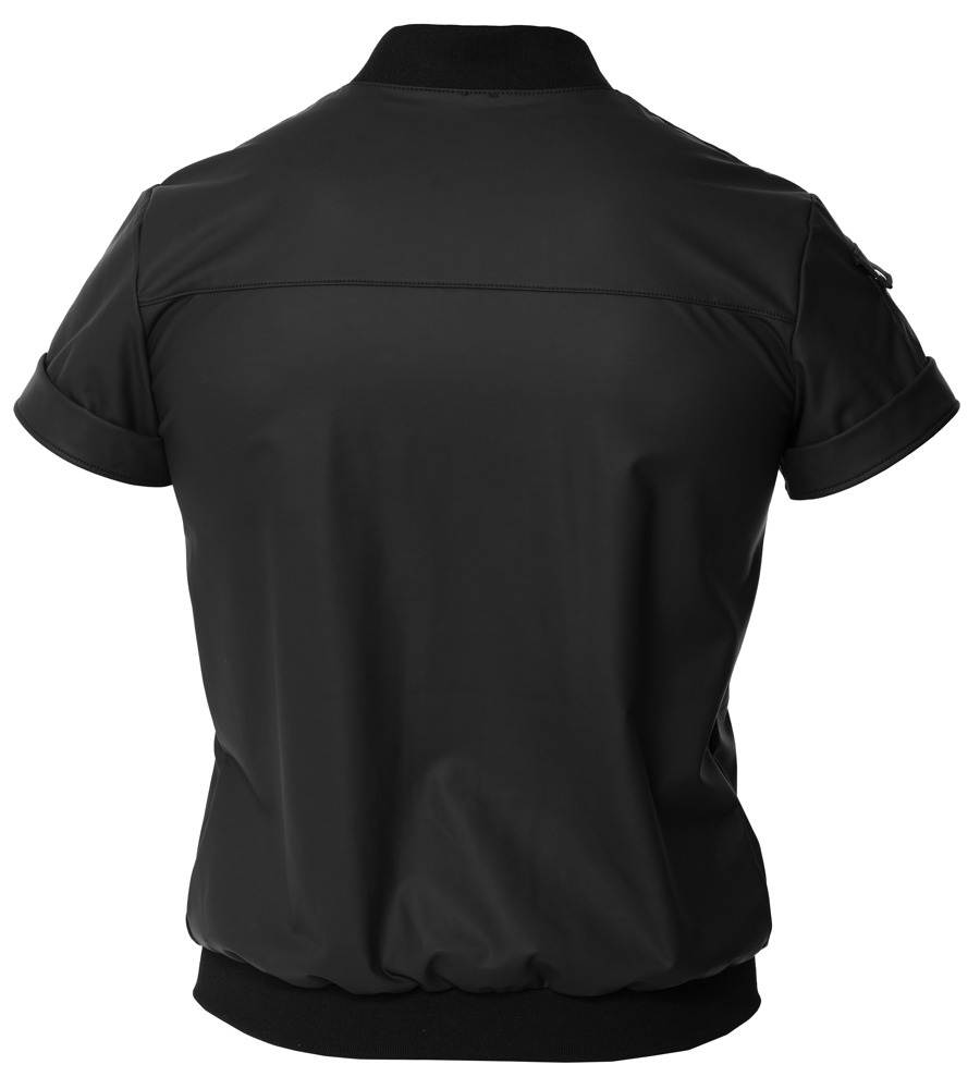 Svenjoyment - Casual Shirt - Drukknopen - Mat Wetlook - Zwart - Afbeelding 5