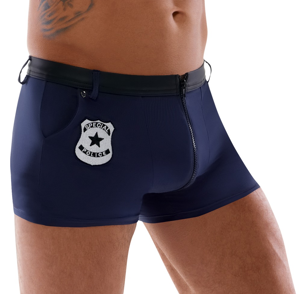 Svenjoyment Underwear - Short - Politielook - Lycra - Blauw - Afbeelding 3