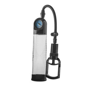 Ramrod - Penis Pomp Deluxe - met Grippomp - met Drukmeter - inclusief Cockring - inclusief Maturbator Sleeve