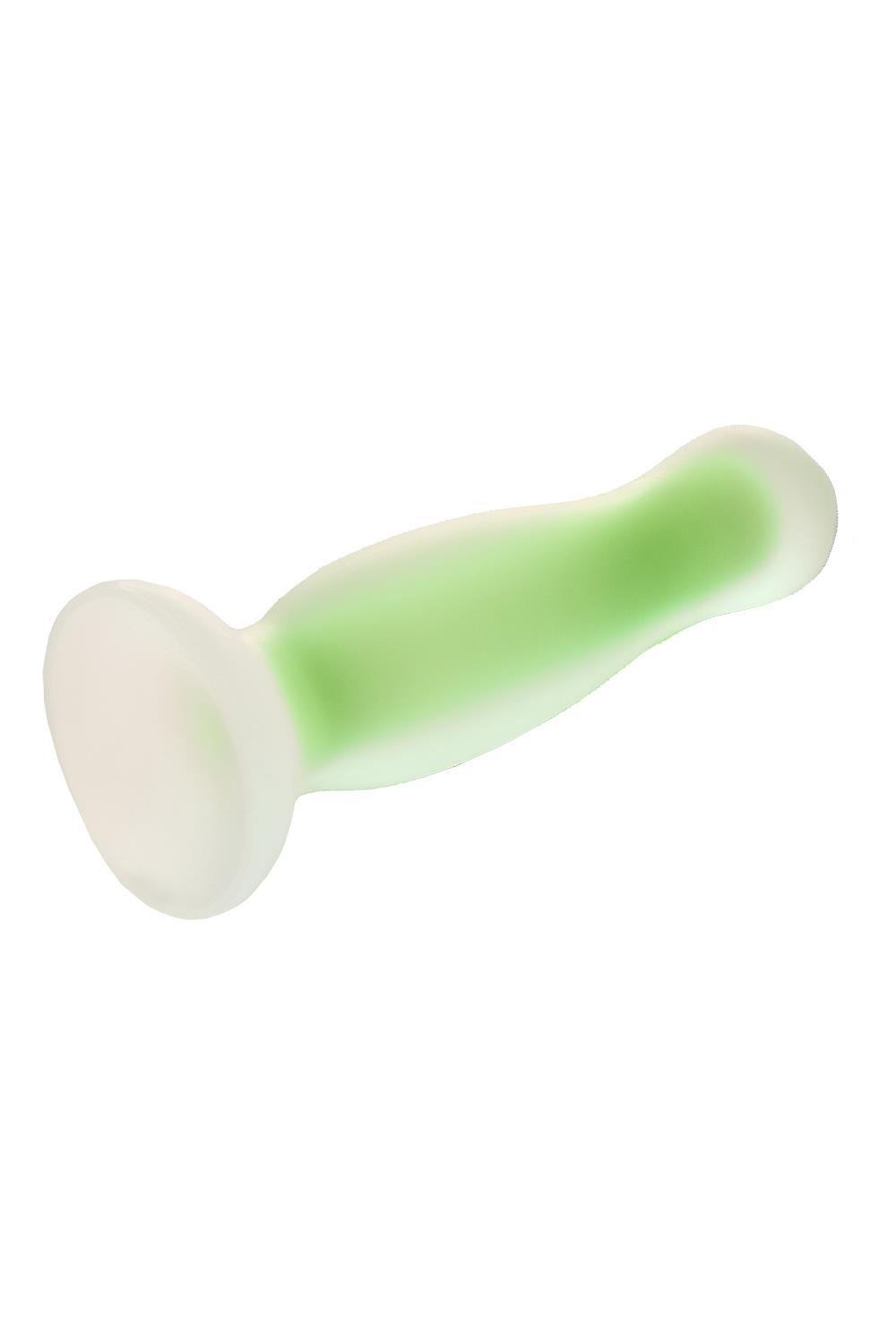 Dream Toys - Radiant - Butt Plug - Small - Glow in the Dark - Soft Siliconen - Groen - Afbeelding 3