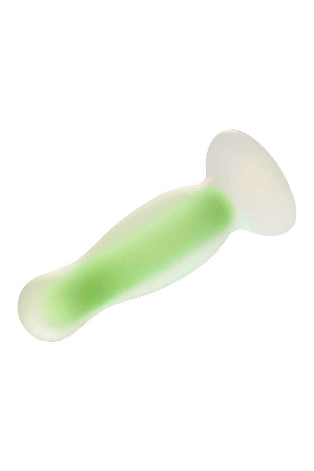 Dream Toys - Radiant - Butt Plug - Small - Glow in the Dark - Soft Siliconen - Groen - Afbeelding 5
