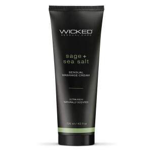 Wicked - Sensual Massage Cream - Sage + Sea Salt - 120 ml