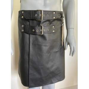 Bizonder - Mannenrok Thor - Gespen - Echt Leder - Zwart