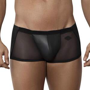 Clever Moda - Hurricane Latin Boxer - Gaas Inzet - Wetlook - Zwart