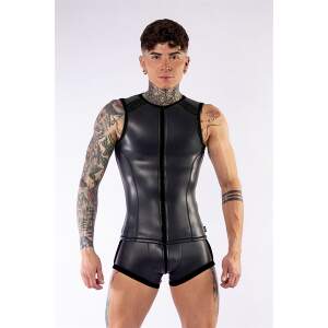 Mouwloos Shirt met Rits Neopreen - Mr. B