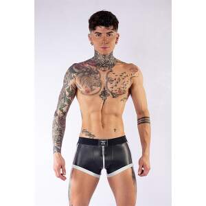 Short met Witte Rits Neopreen - Mr. B