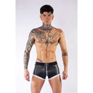 Short met Witte Rits Neopreen - Mr. B