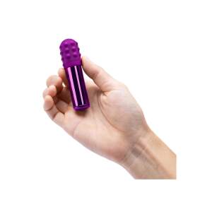 Le Wand - Bullet - Mini Vibrator - 2 Verwisselbare Opzetstukken - Paars