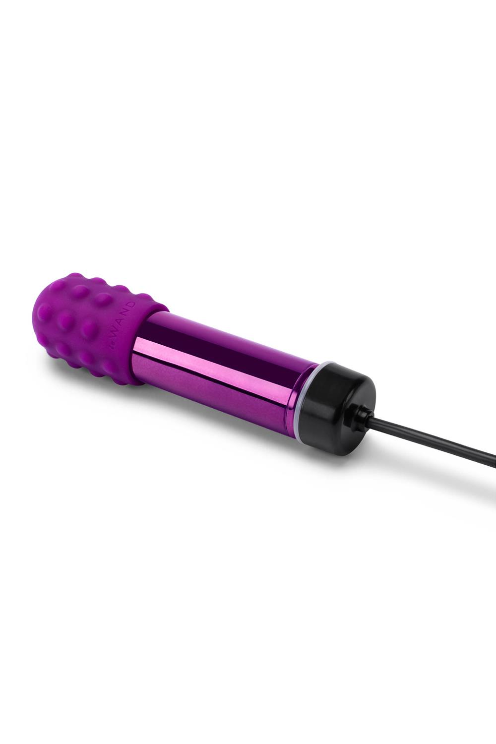 Le Wand - Bullet - Mini Vibrator - 2 Verwisselbare Opzetstukken - Paars - Afbeelding 5