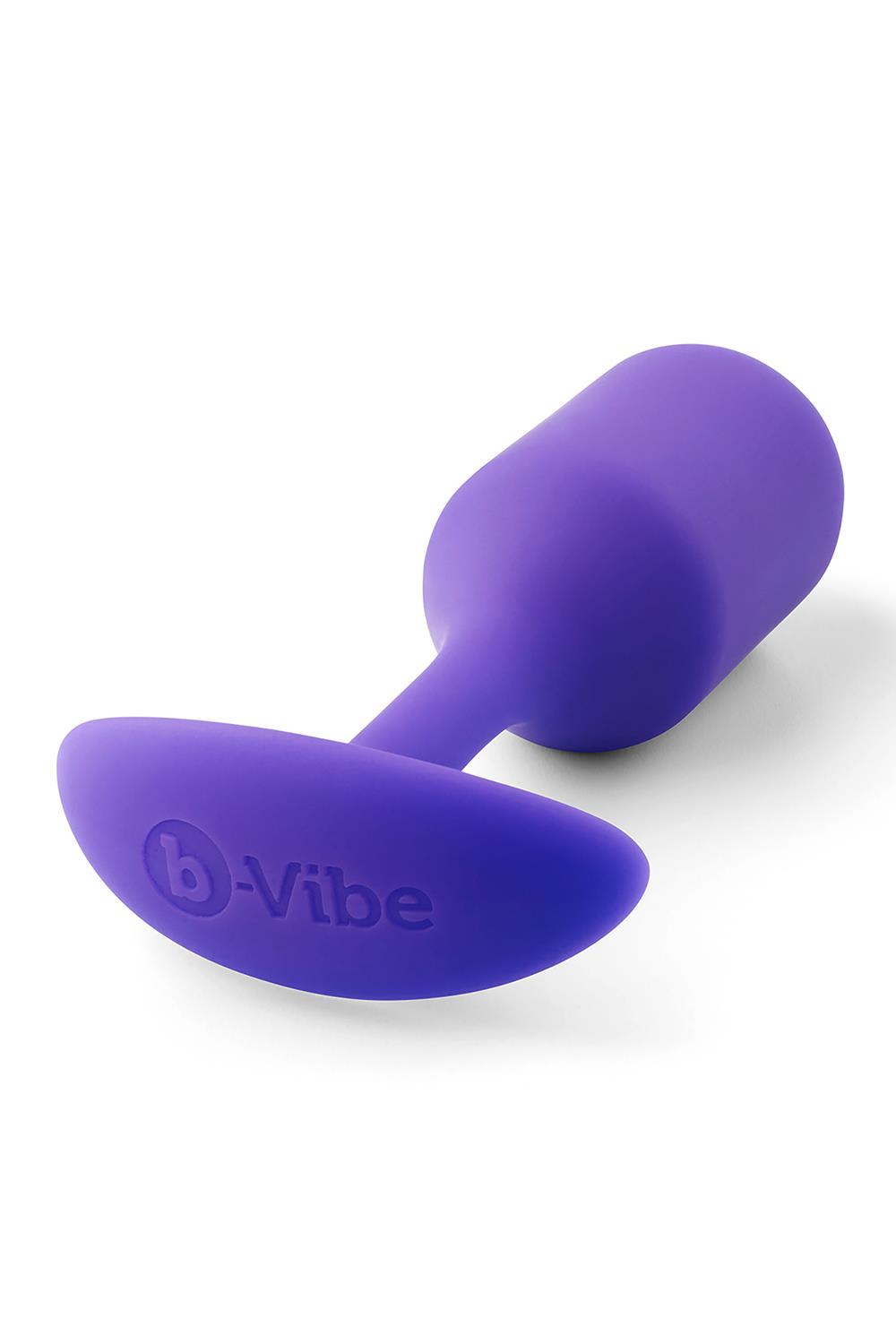 b-Vibe - Snug Plug 2 - Verzwaarde Butt Plug - Siliconen - Paars - Afbeelding 4