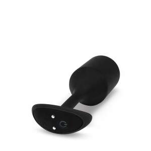 b-Vibe - Snug Plug 4 - Verzwaarde Butt Plug - Vibrerend - Siliconen - Zwart