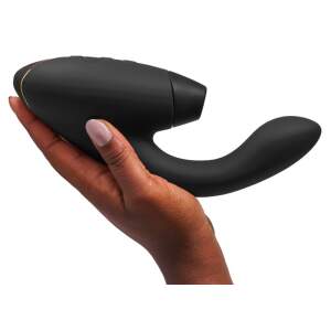 Womanizer - Duo 2 - Clitoris Stimulator - G-Spot Vibrator - Luchtdruk - Vibraties - Zwart