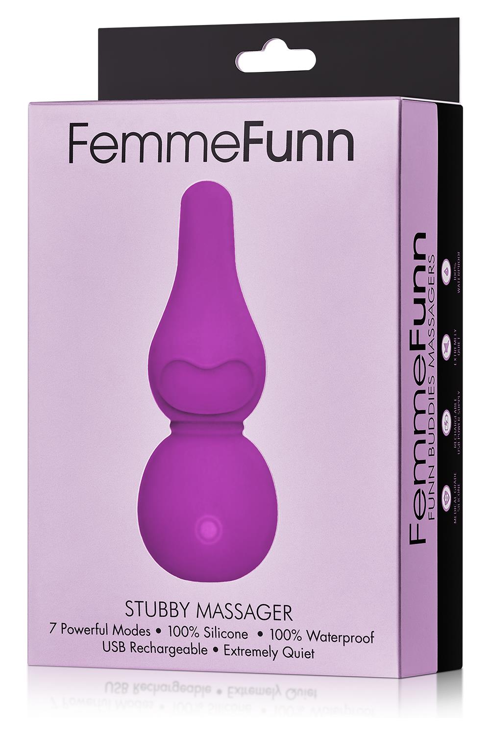 FemmeFun - Stubby - G-Spot Vibrator - Paars - Afbeelding 7