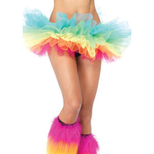 Leg Avenue - Petticoat - Organza - Regenboog