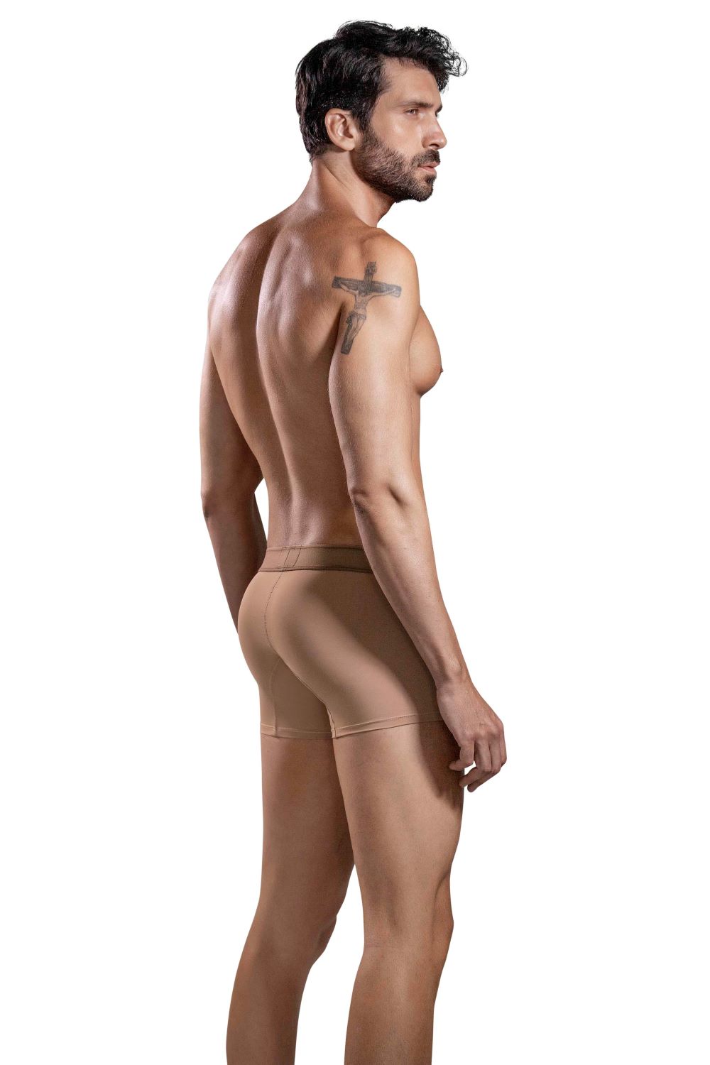 Clever Moda - Britanica Trunks - Boxershort - Zacht Microvezel - Brede Band - Bruin - Afbeelding 5