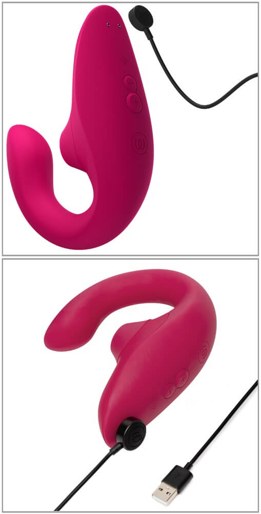 Womanizer - Blend - Clitoris Luchtdruk Stimulator - G-Spot Vibrator - Rabbit - Vibrant Pink - Afbeelding 5