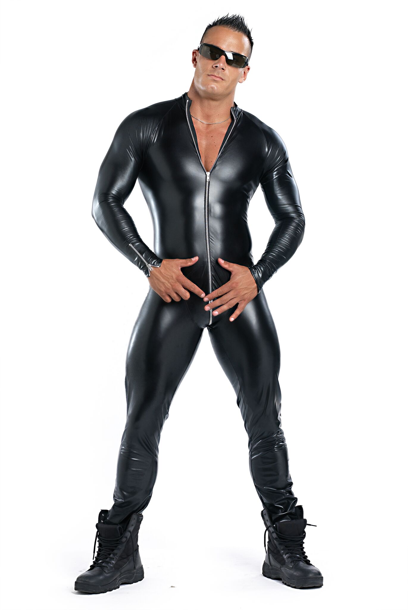 Sweety Catsuit Man Wetlook - Patrice Catanzaro