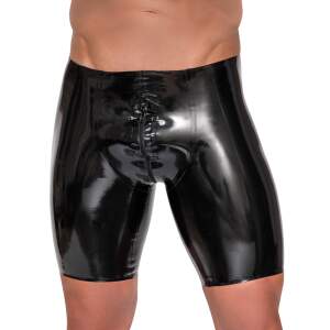 The Latex Collection - Short - Lange Pijpen - Latex - Zwart