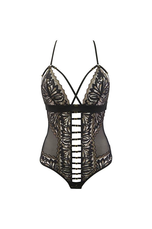 Axami - Body - Kant - Goud - Zwart - Afbeelding 3