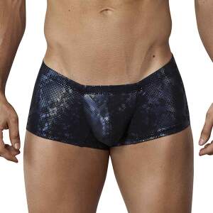 Clever Moda - Cambodia Trunks - Glitter Patroon - Zwart - Blauw