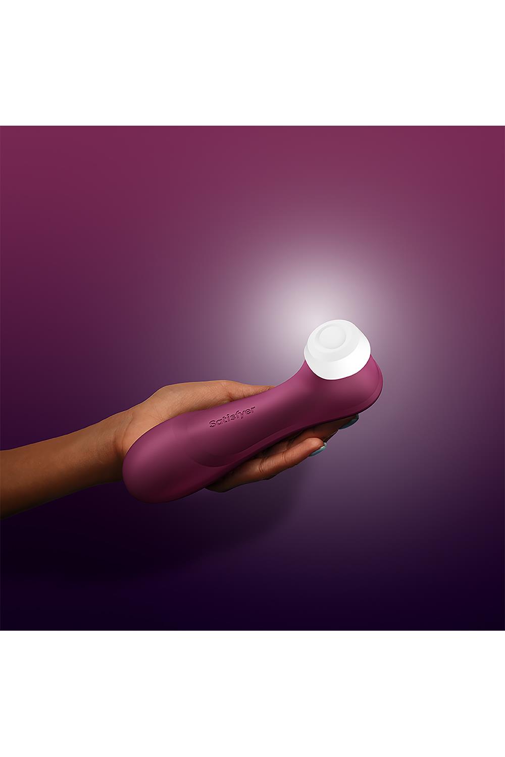 Satisfyer - Pro 2 Generation 3 - Liquid Air Technology - Vibraties - Met App - Wijnrood - Afbeelding 2
