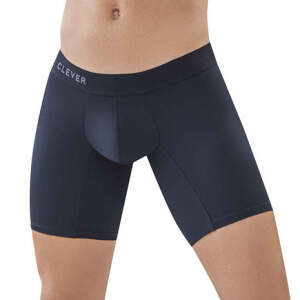 Clever Moda - Classic Match Long Boxer - Zacht Microvezel - Lange Pijpen - Zwart