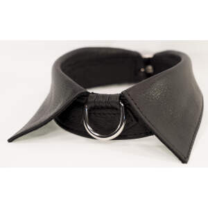 Benno von Stein - Collo 03 - Overhemdkraag - Leer - Zwart