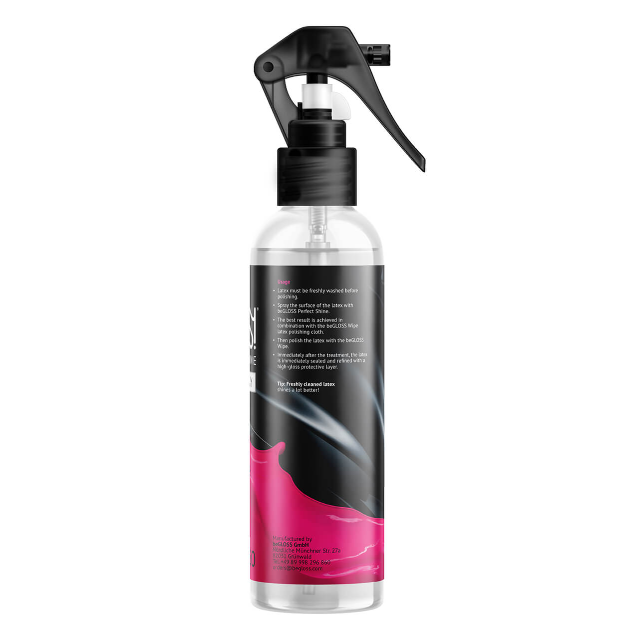 beGLOSS - Perfect Shine Premium Spray - Glansspray - Latex & Datex - 250 ml - Afbeelding 2