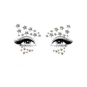 Leg Avenue - Face Jewel Celeste - Glow in the Dark - Gezichtsdecoratie