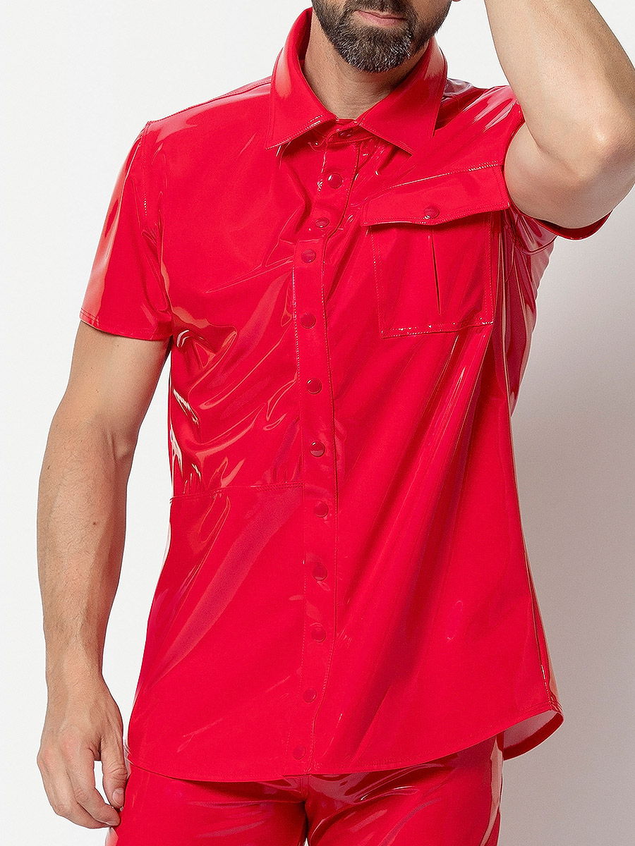 Patrice Catanzaro - Finn Shirt - Lak - Rood
