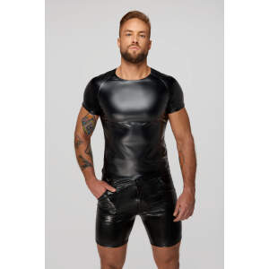 Noir Handmade - H070 - Shirt - Wetlook - Zwart
