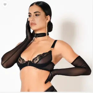 Patrice Catanzaro - Handschoenen - Lang - Gaas - Zwart