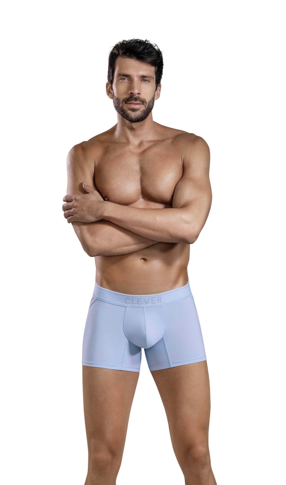 Clever Moda - Imagination Trunks - Boxershort - Zacht Microvezel - Brede Band - Licht Blauw - Afbeelding 5