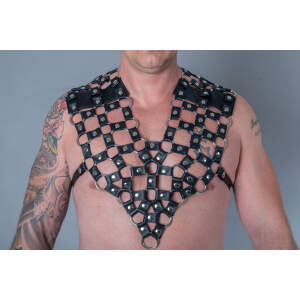 Leren Borstharnas met Ringen - Bizonder