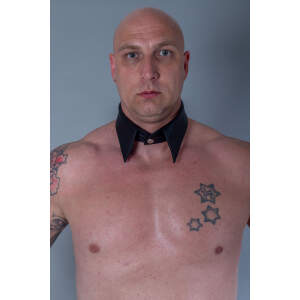 Leren Kraag Zwart Chippendales - Bizonder