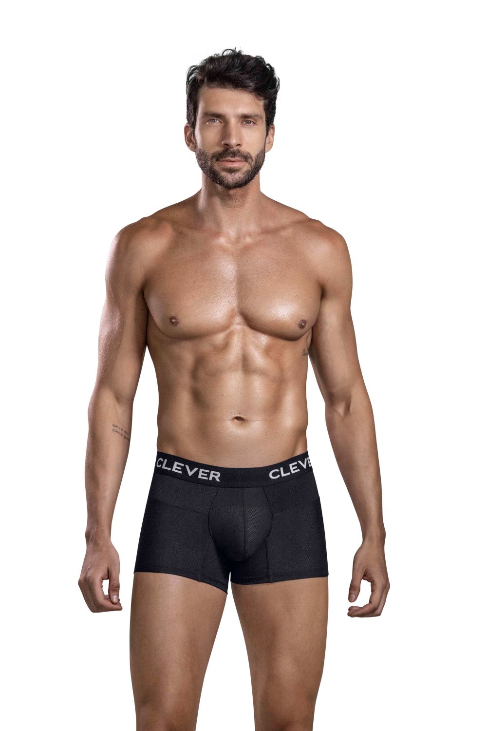Clever Moda - Kalipso Trunks - Boxershort - Elastische Mesh - Brede Band - Black - Afbeelding 4