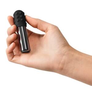 Le Wand - Bullet - Mini Vibrator - 2 Verwisselbare Opzetstukken - Zwart