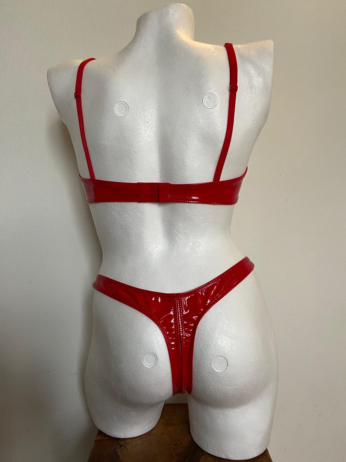 Patrice Catanzaro - Annabelle Open Cup BH - Lak - Rood - Afbeelding 4