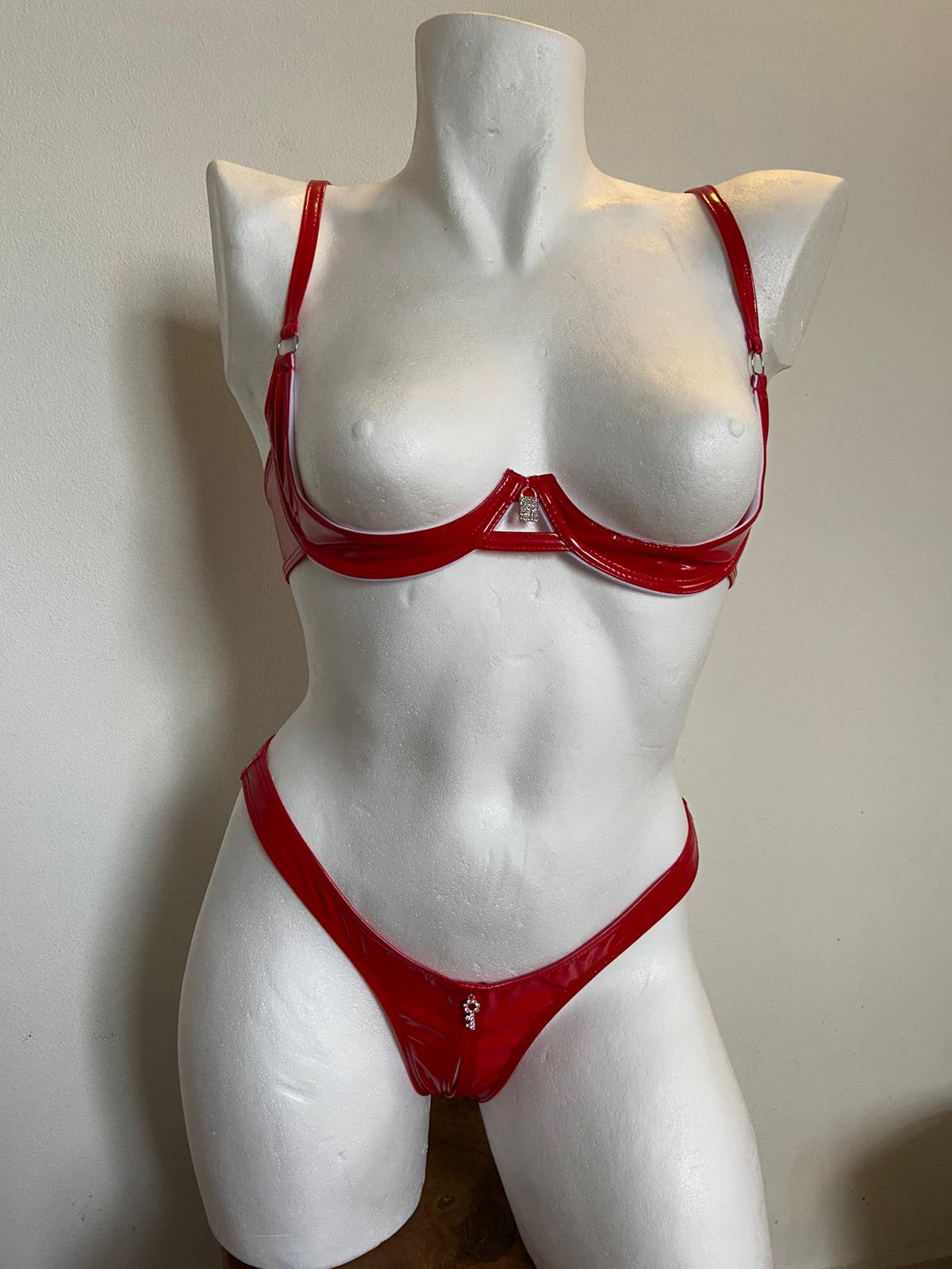 Patrice Catanzaro - Annabelle Open String - Lak - Rood - Afbeelding 2