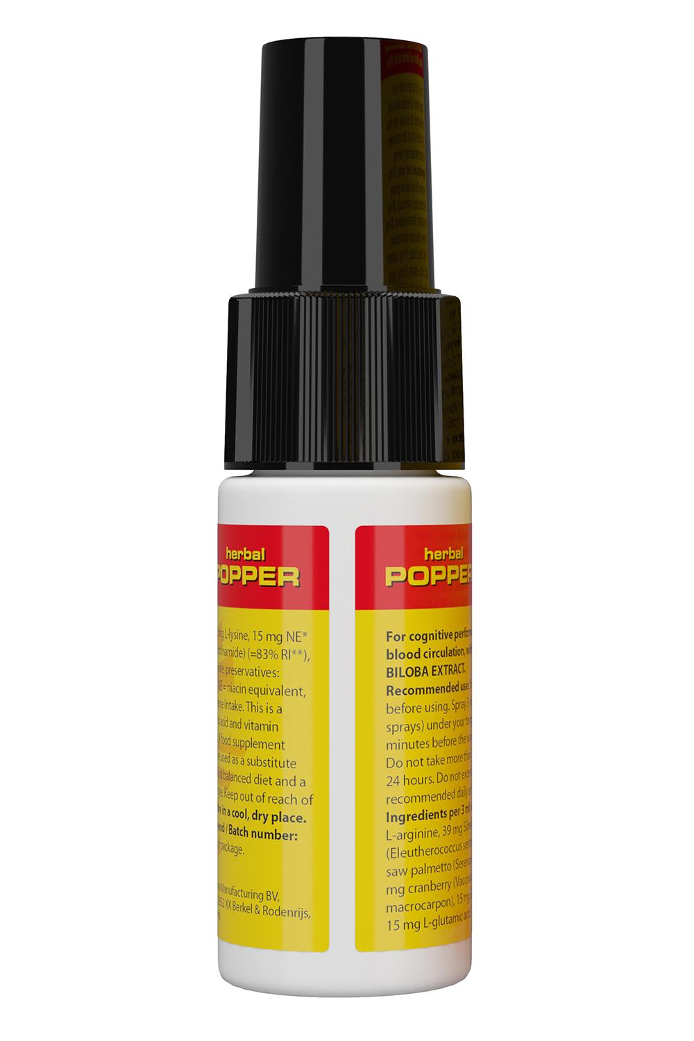 Rush - Herbal Popper - Natuurlijke Energizer - Spray - 15ml - Afbeelding 3